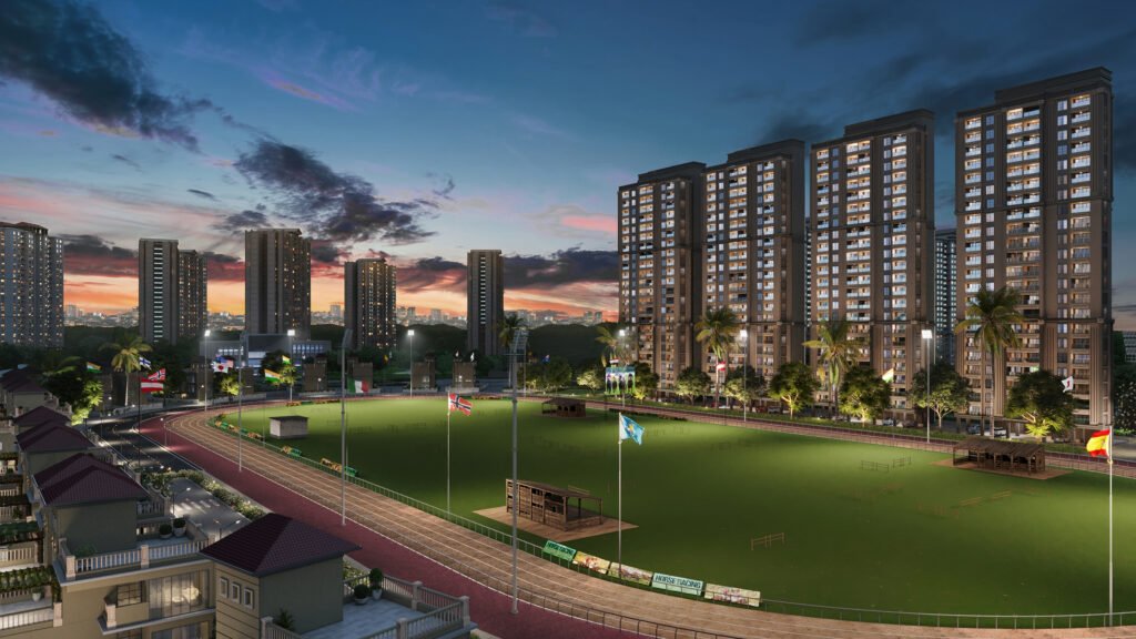 Hirananadani Della racecourse Pune Hinjewadi